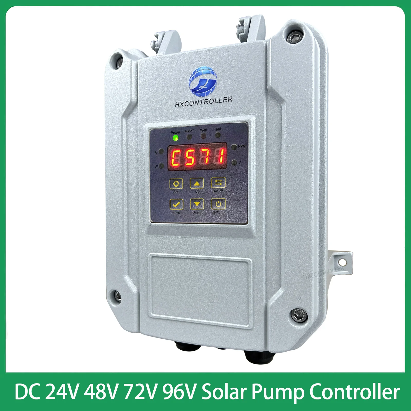 1800W 1400W 900W MPPT Solar Water Pump Controller Inverter Brushless Regulator For DC24V 48 72V 96 Deep Well Screw Swimming Pump