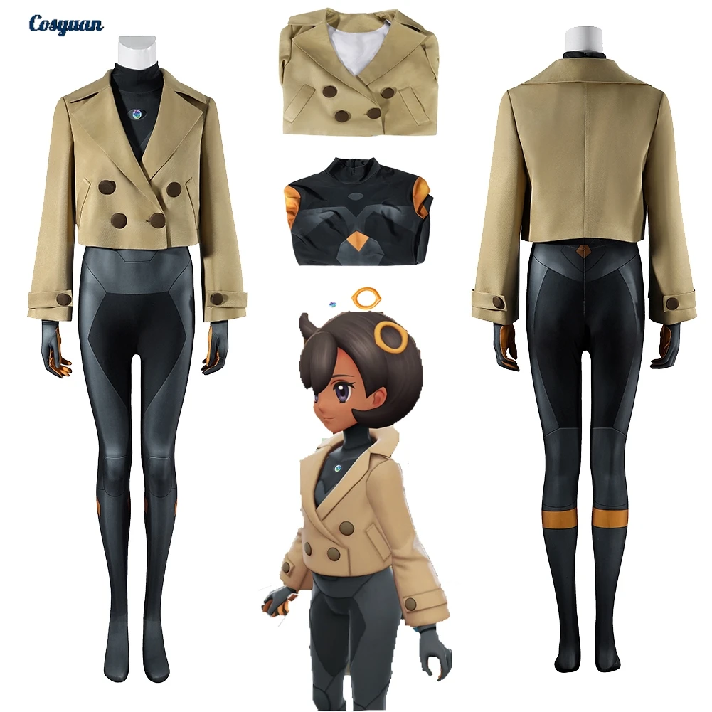 

Anime Cartoon Legend Z to A Cosplay Emma Jumpsuit Clothes Women Party Disguise Roleplay Halloween Costume Carnival Outfits Suits