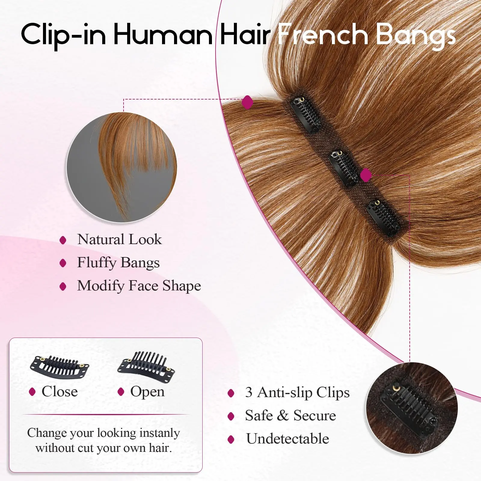 Thumbnail 4 - #22 Air Bangs Hair Pieces Comparison Guide