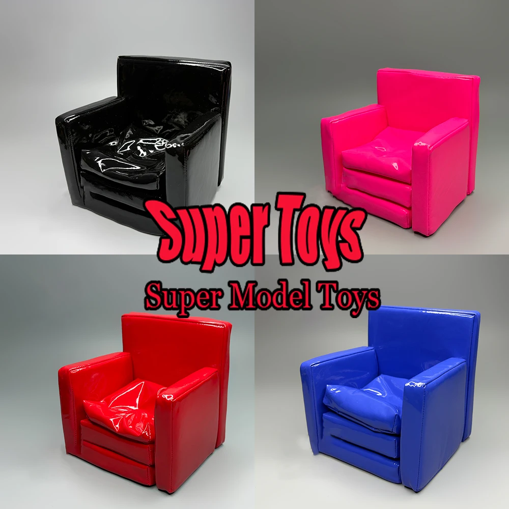 

CROWDHTOYS 5 Style 1/6 Scale Soldier Scene Accessory Trendy Solid Color Single Sofa Fit 12-inches Action Figure Doll Toys