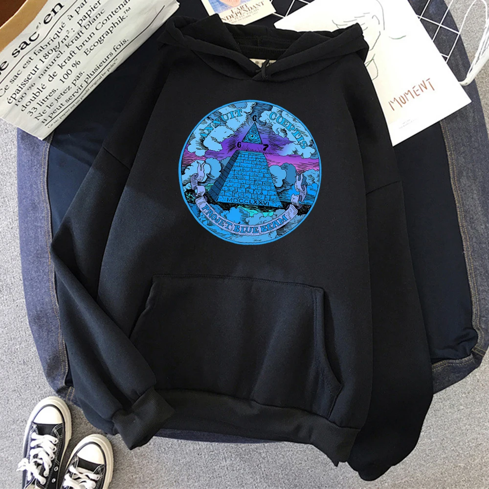 

Pyramid Eye Of Horus Street Print Hoodies Mens Casual Comics Clothing Harajuku Fleece Sweatshirt Autumn Streetwearmens Hoody