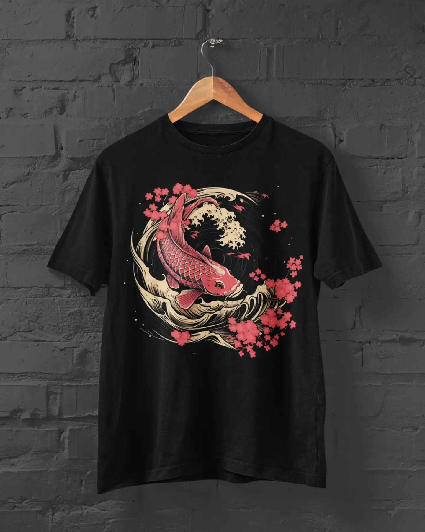 Japanese Koi Fish T Shirt Anime Kawaii Harajuku Cute