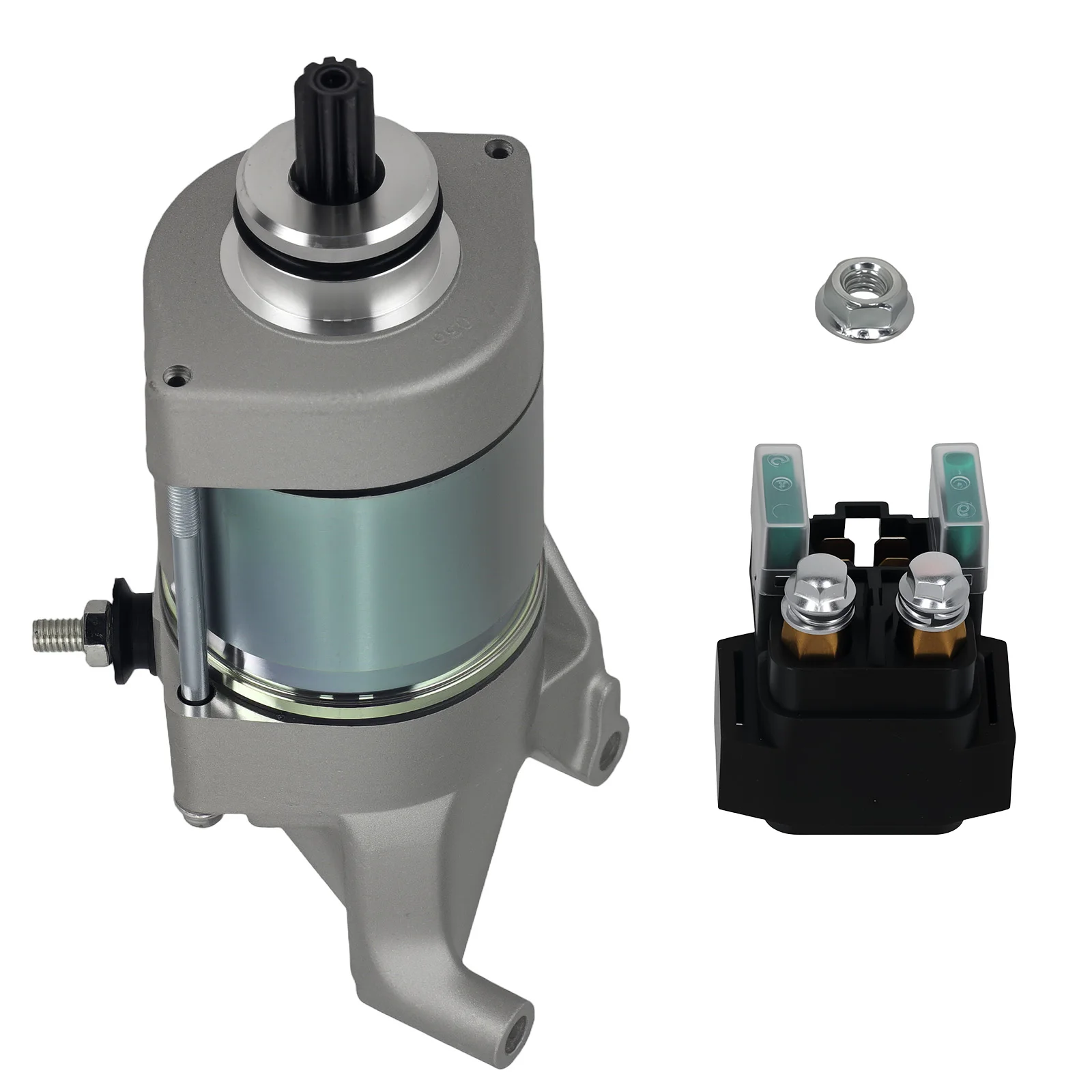 

Starter Motor & Relay for Yamaha YZF R1 Raven 2011-2012 2013 14B-81890-00 9T