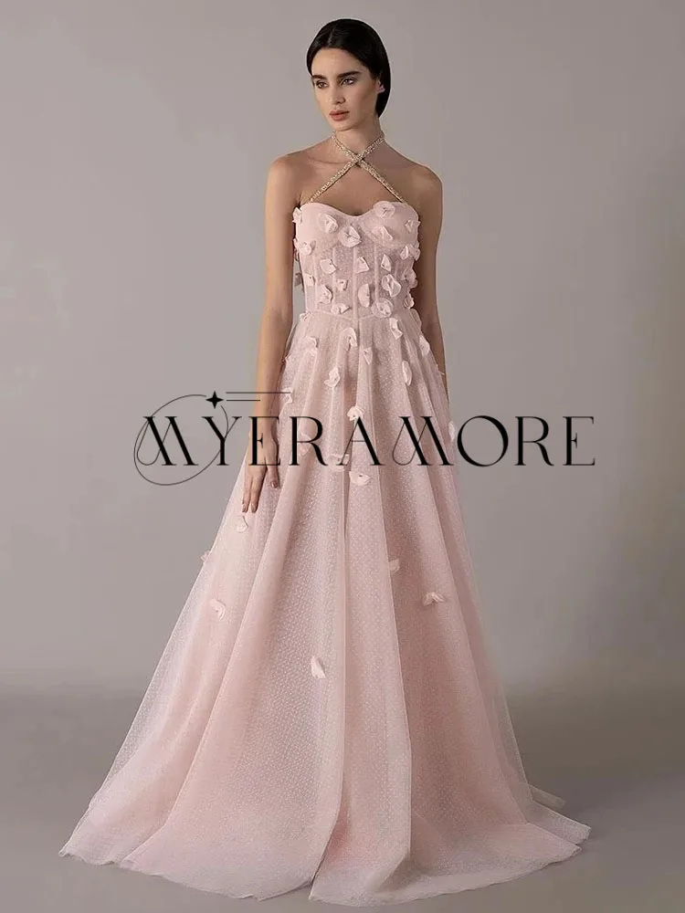 فساتين سهرة رائعة مطرزة على شكل رسن على شكل حرف a زهور بأربطة بطول الأرض فساتين لحضور الحفلات الموسيقية مخصصة من Fساتين Sheer