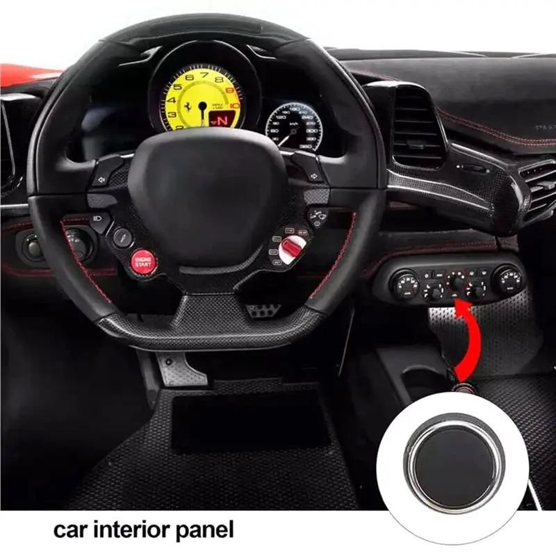 ABXN-6Pcs A/C Control Switch Button Panel Knob For Ferrari 458 Italia Spider F12 872924011