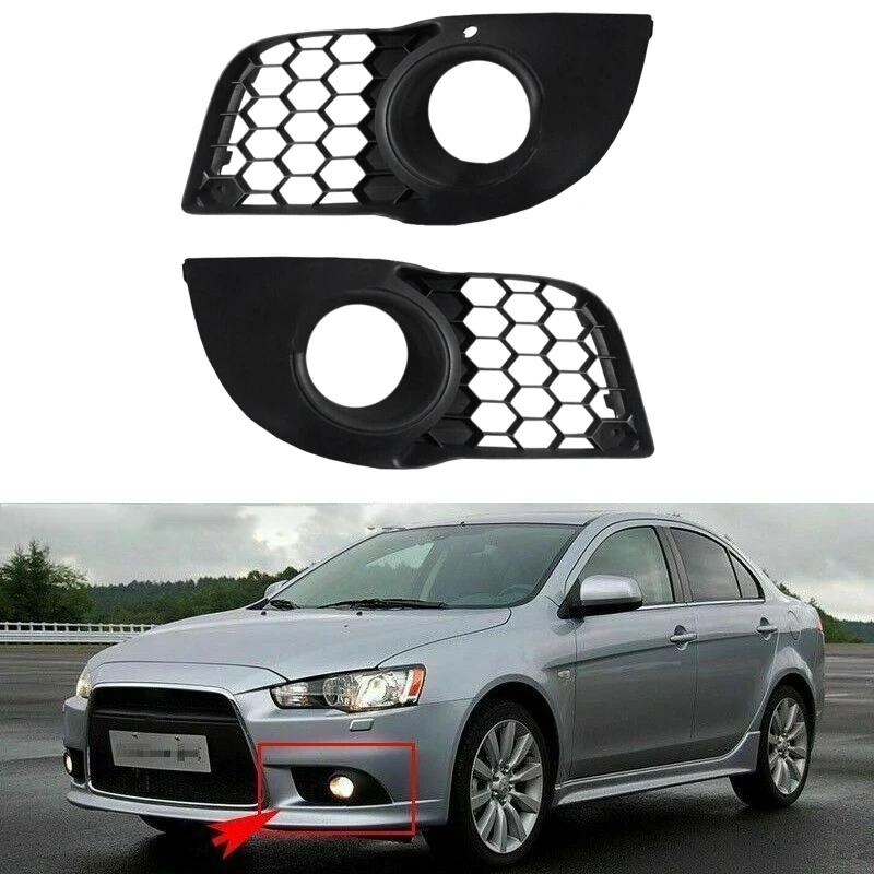 Car Front Bumper Fog Lights Cover for Mitsubishi Lancer Ex Sportback Sport Limousine 2007- 2015