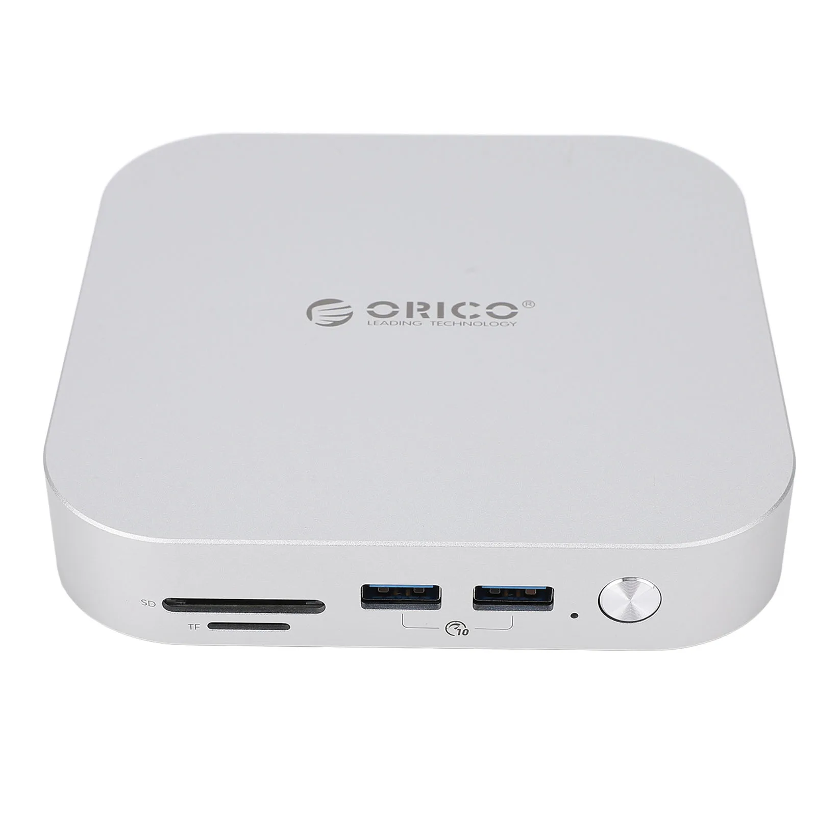 

Док-станция USB-концентратор с корпусом SSD M.2 для Mac Mini M4 с двумя слотами SSD M.2 8 ТБ Макс. 10 Гбит/с 3,2 Порты USB-A Разветвитель Док-станция