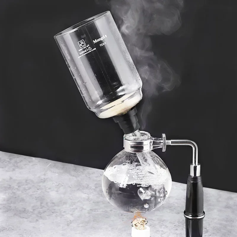 Siphon Coffee Pot Set Siphon Pot Filter Heat-resistant Glass Coffee Pot Manual 360ml/480ml Coffee Appliance Kitchen Accessories