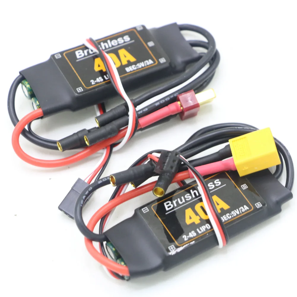 Borstelloze 40A ESC Speed Controler 2-4S Met 5V 3A UBEC Voor RC FPV Quadcopter RC Vliegtuigen Helikopter - afbeelding 2