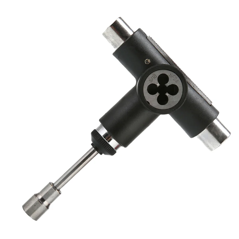 

One Skate Tool T-shaped Sleeve for Skateboards Portable Repair Multi-function Tool Heavy Duty Steel