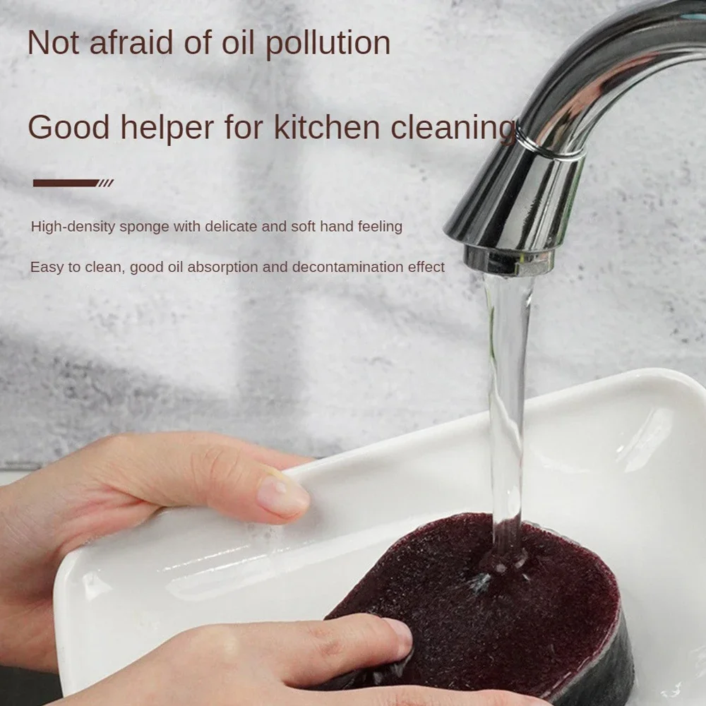 

Magic Sponge Rust Remover - Heavy-Duty Emery Scrubber for Pots/Pans, Multi-Surface Cleaning Brush, Kitchen & Bathroom Tool 주방 도구