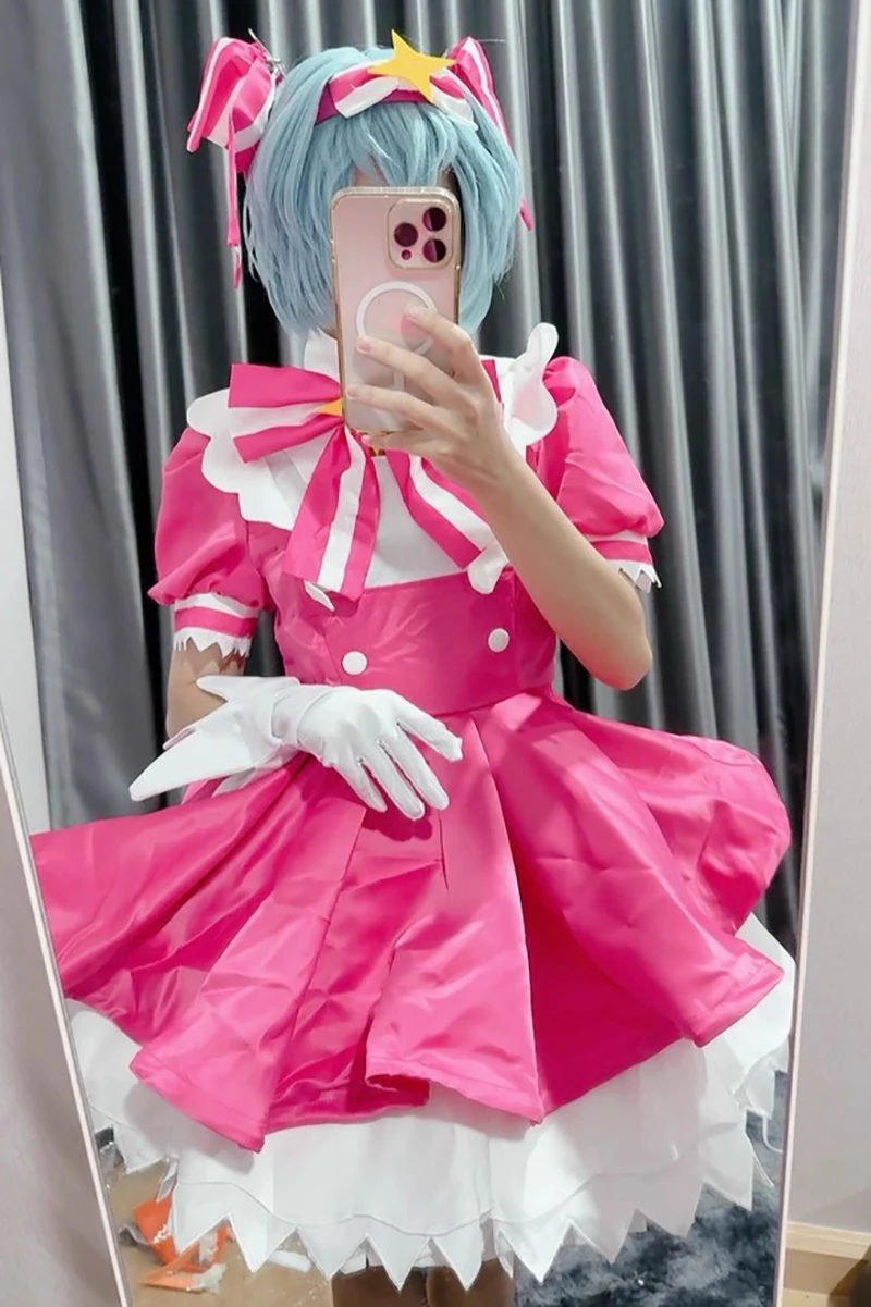 مشروع SEKAI Mikuku Retry الآن أزياء تنكرية للتناسخ مجموعة كاملة من أزياء لعب الأدوار النسائية Kawai