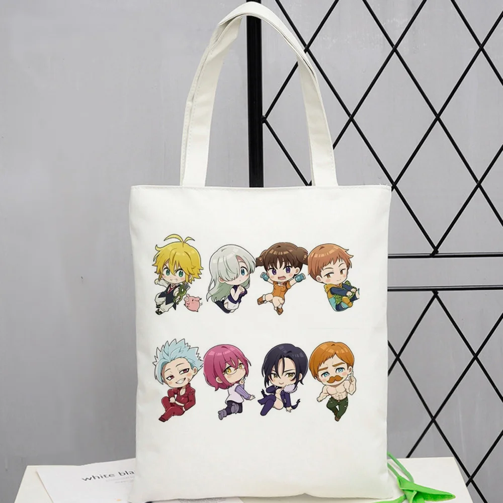 Seven Deadly Sins tote bag shopping sac cabas shopper bolsas de tela woman