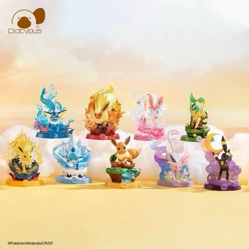BANDAI Pokemon Anime prendre une Chance Ibrahimovic deuxième génération elfe poupée boîte aveugle jouets à la mode ornements jouets cadeaux pour enfants