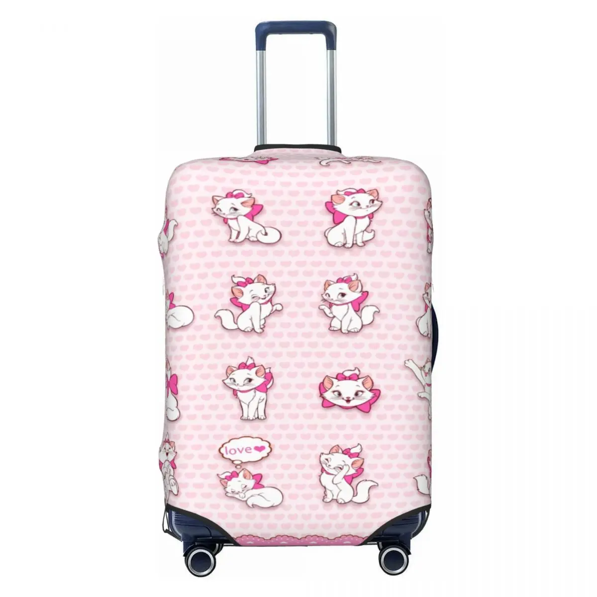 

Custom The Aristocats Marie Cat Luggage Cover Protector Fashion Cartoon Travel Suitcase Covers for 18-32 Inch