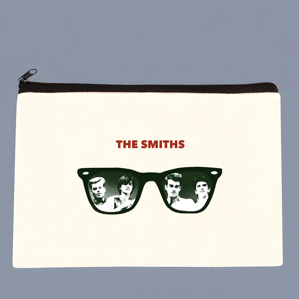 The Smiths Morrissey 1980's Rock The Queen Is Dead Cute Mini Coin Purse Canvas Student Wallet Coin Case Zipper Hand Key Case