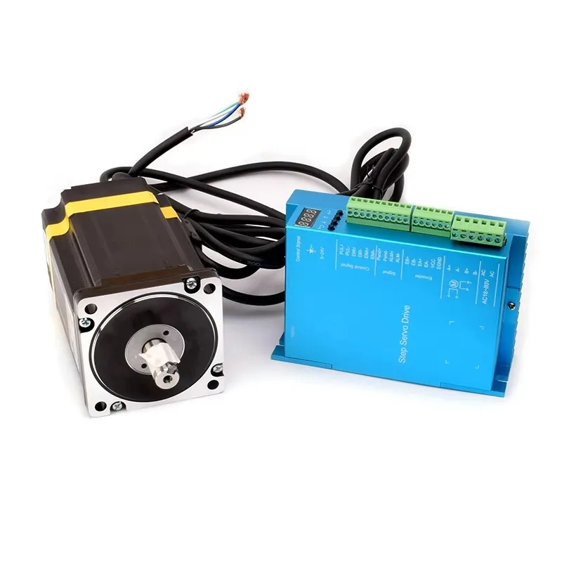 

Motor Driver Kit Cnc 3 4 5 Axis Stepper Motor Kit 4.5Nm 8Nm 12Nm Nema 34 Closed Loop Stepper Motor With Encoder Digital Display