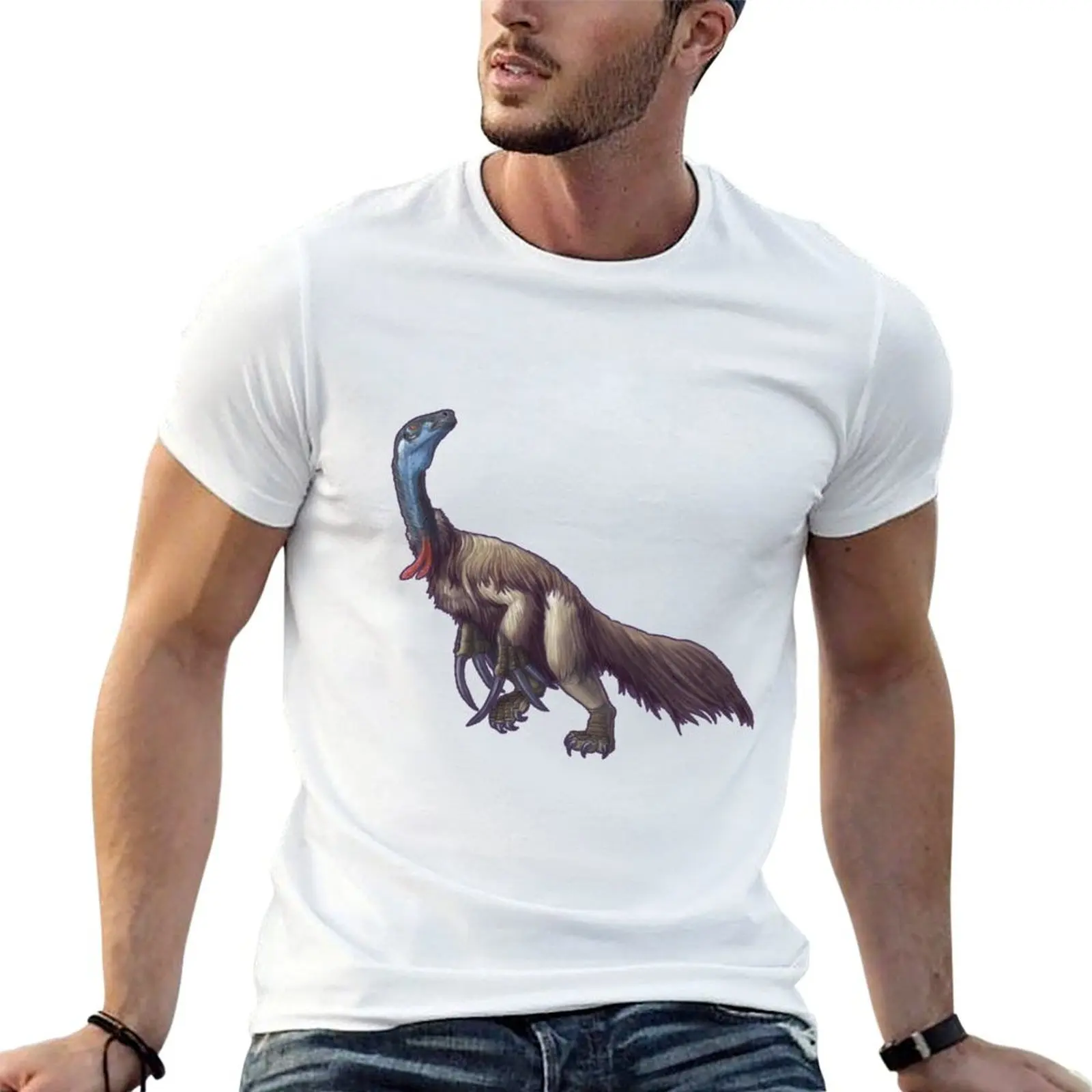

Therizinosaurus cheloniformis T-Shirt anime tshirt man graphic t shirt T-Shirt