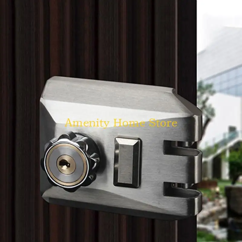 

F26C Противоугонный дверной замок с ключом, одноцилиндровый замок для наружных ворот, прочный