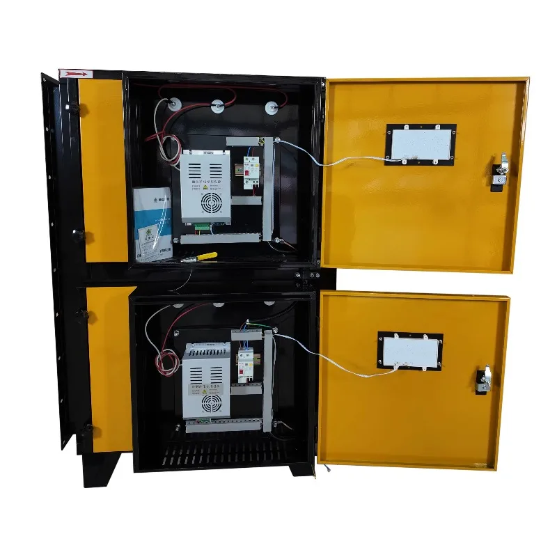 Complete Kitchen Air Purification Solution ESP Smoke Filter and Ventilation
