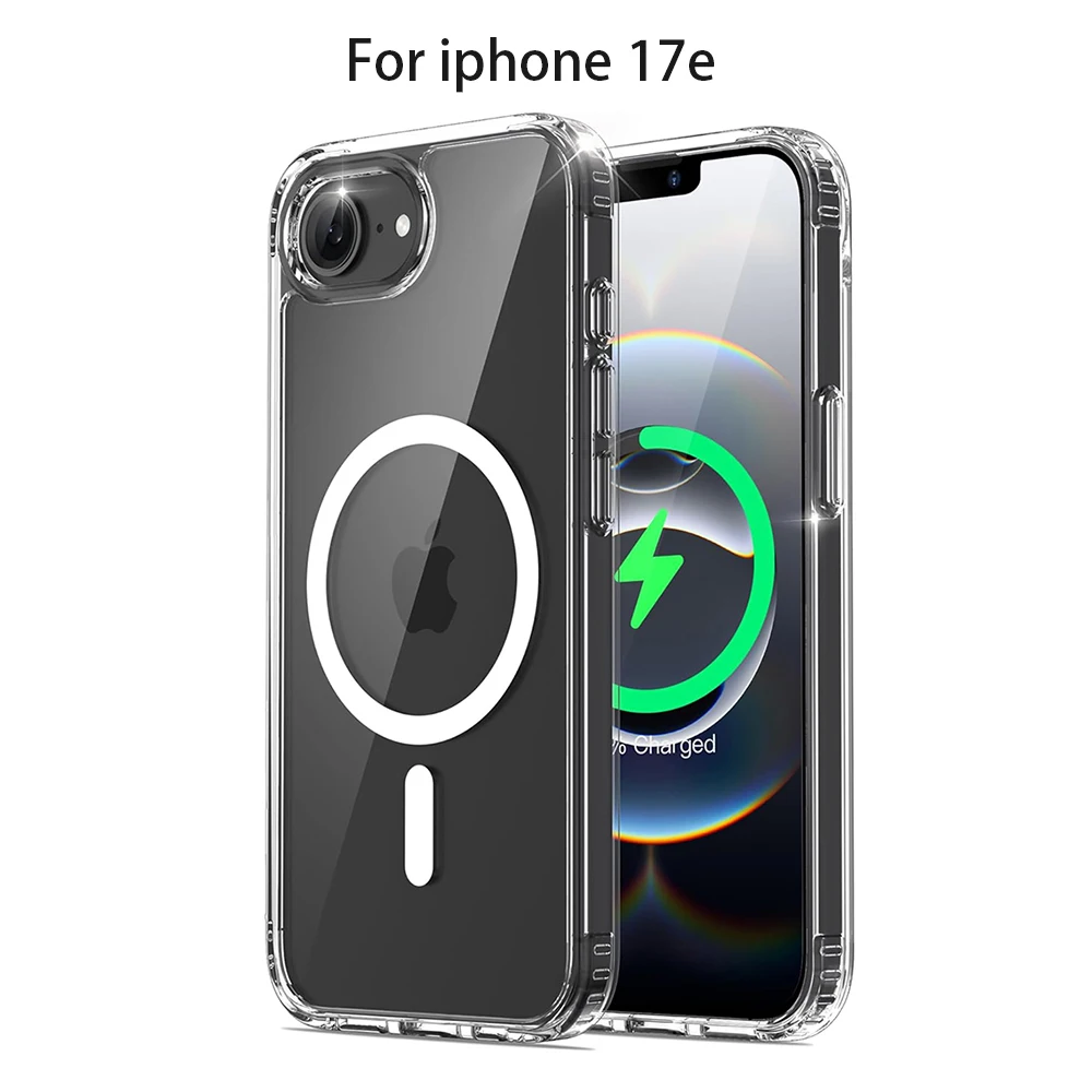 For iPhone 17e Case Cover iPhone17e For Magsafe Magnetic Wir