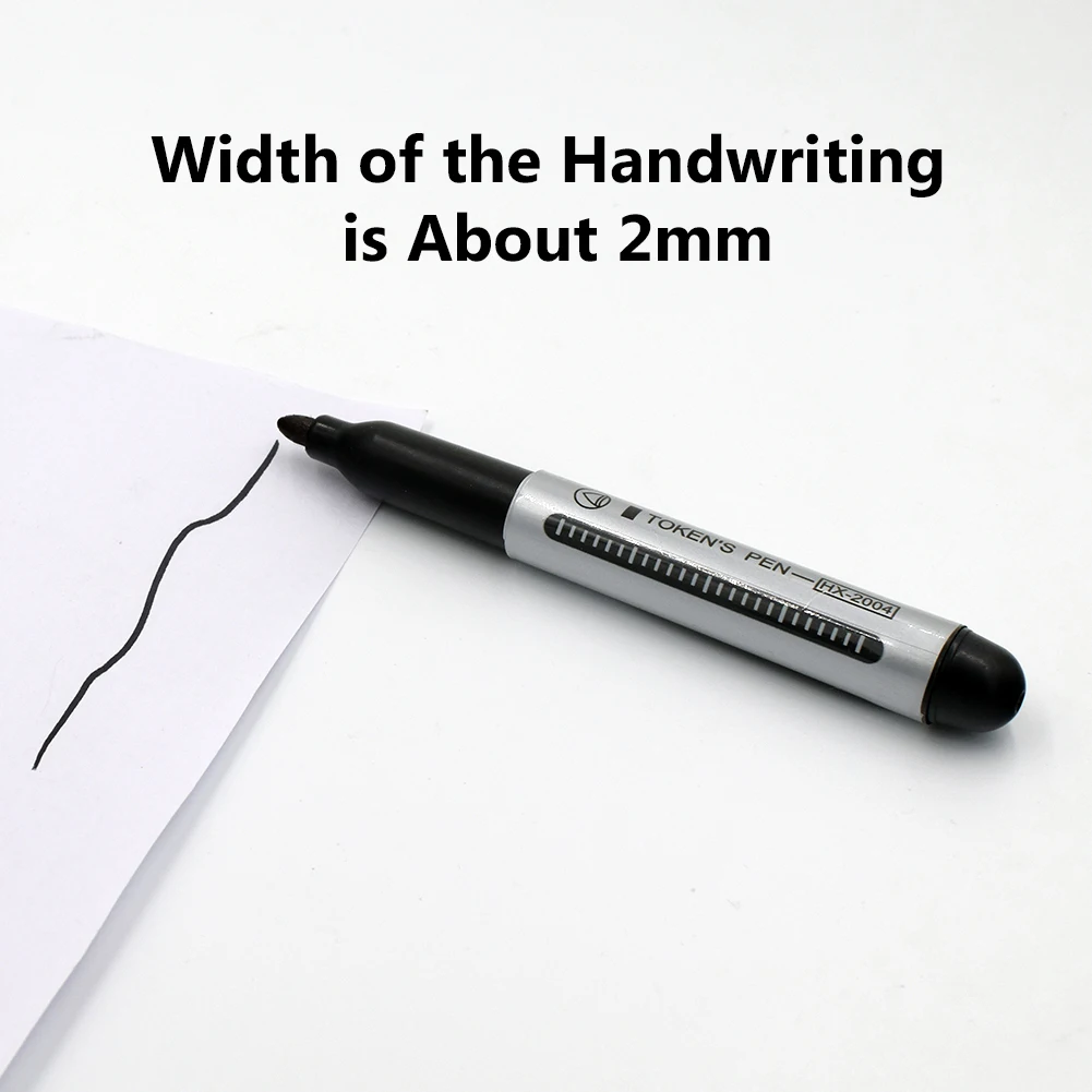 أسود دائم الطلاء قلم ماركر ، خالية من النفط ، مقاوم للماء ، التجفيف السريع ، توقيع القلم ، علامات الإطارات ، لوازم القرطاسية ، 1 قطعة