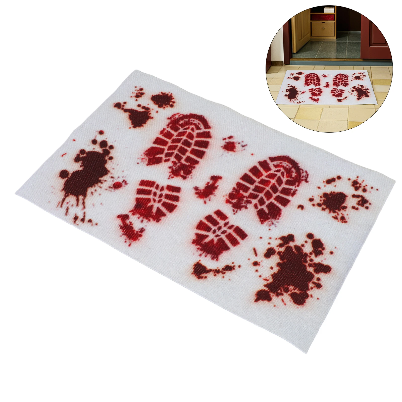 

Door Seasonal Ghost Doormat Kitchen Decorative Mat Front Entrance Mat Door Halloween Entryway Rug Rug 35.37\