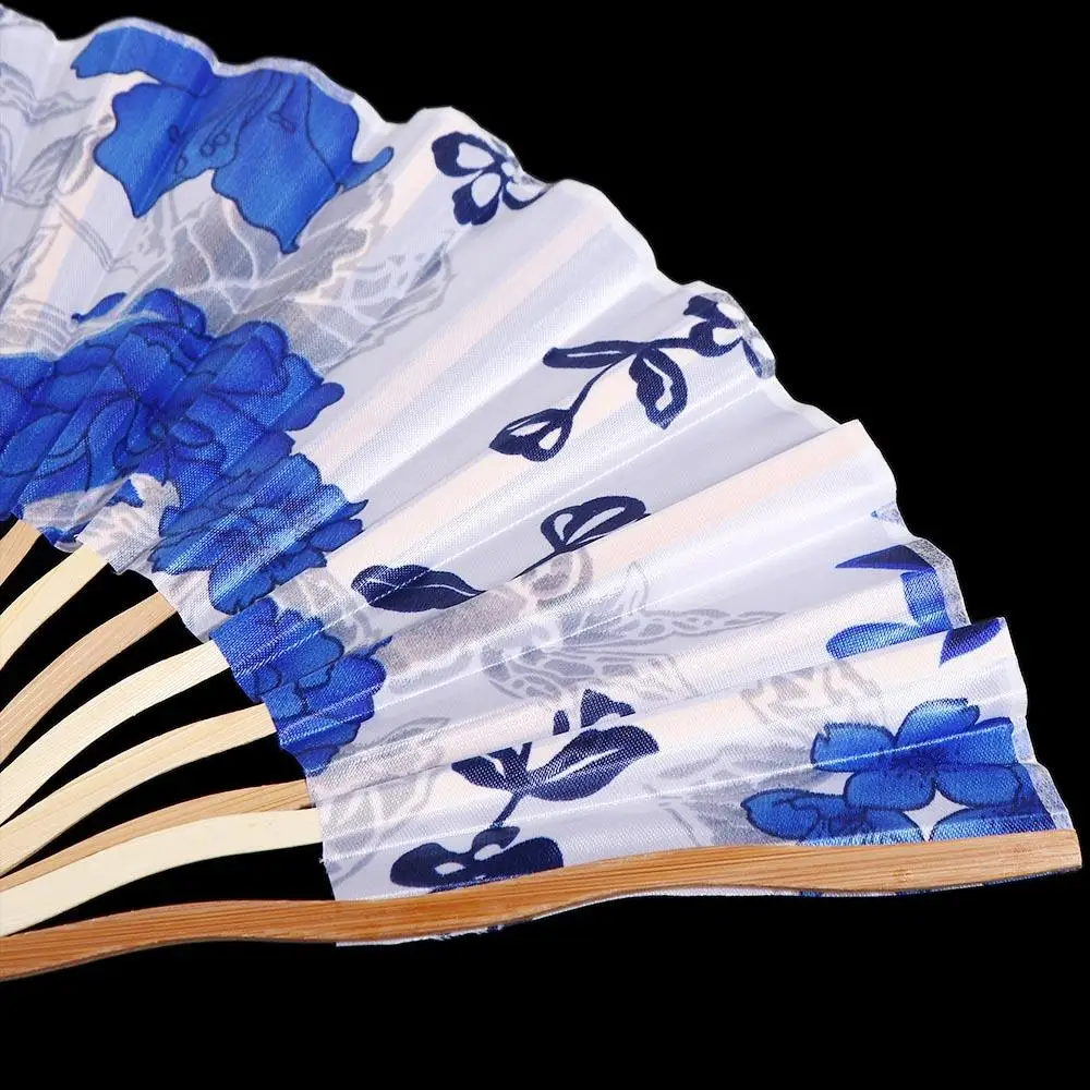 Multi-pattern 1 pcs Flower Summer Gift Japanese Style Handmade Dance Hand Fan Fan Crafts Home Decoration Folding Fan