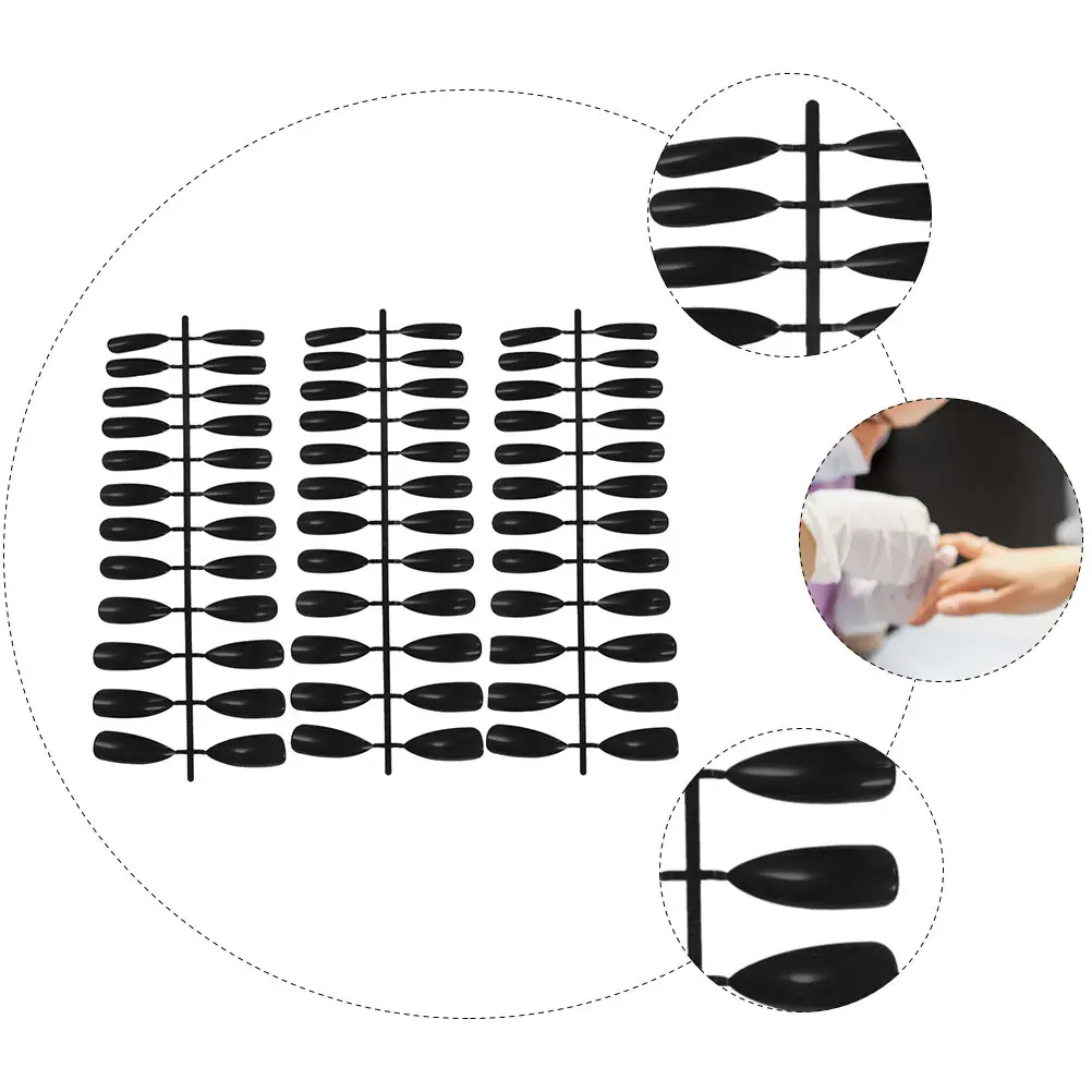 

72Pcs False Nails Long Full Cover Fancy Dress Nail Art for Women Party Halloween Long Salon Fake Nails False Nail