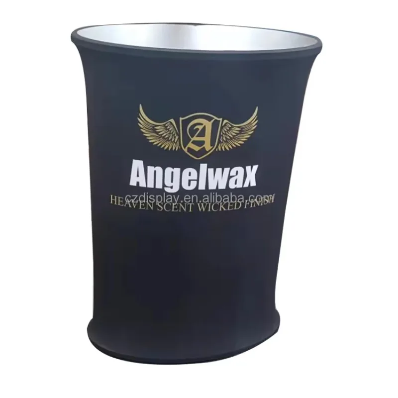 

Custom Exhibition Booth Promotion Table Tube Aluminum Frame Tension Fabric Display Counter