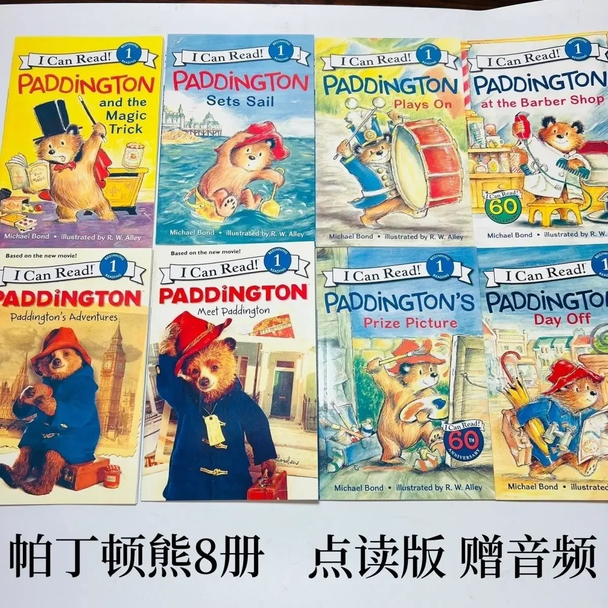 

8 Early education books for children I Can Read Level 1-Paddington English Storybooks for ages 3-8