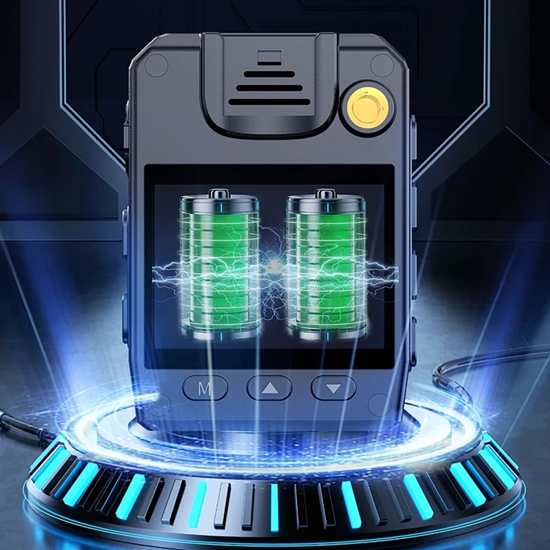 4K HD ミニカメラ WIFi 3000mAh デジタルビデオレコーダー IPS スクリーンナイトビジョン警察ボディカメラポータブルビデオカメラ