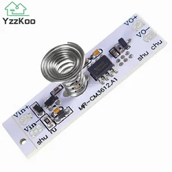 12V 24V Capacitive Touch Sensor Switch Coil Spring LED Dimmer On Off Light Switch Module 36W 3A for Smart Home LED Light Strip