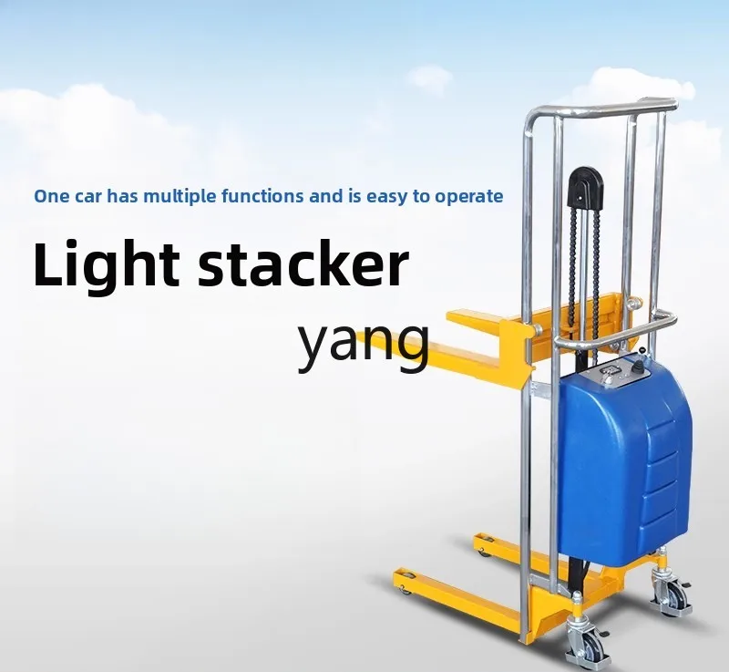LT electric stacker small semi-electric hydraulic lift forklift mini lift