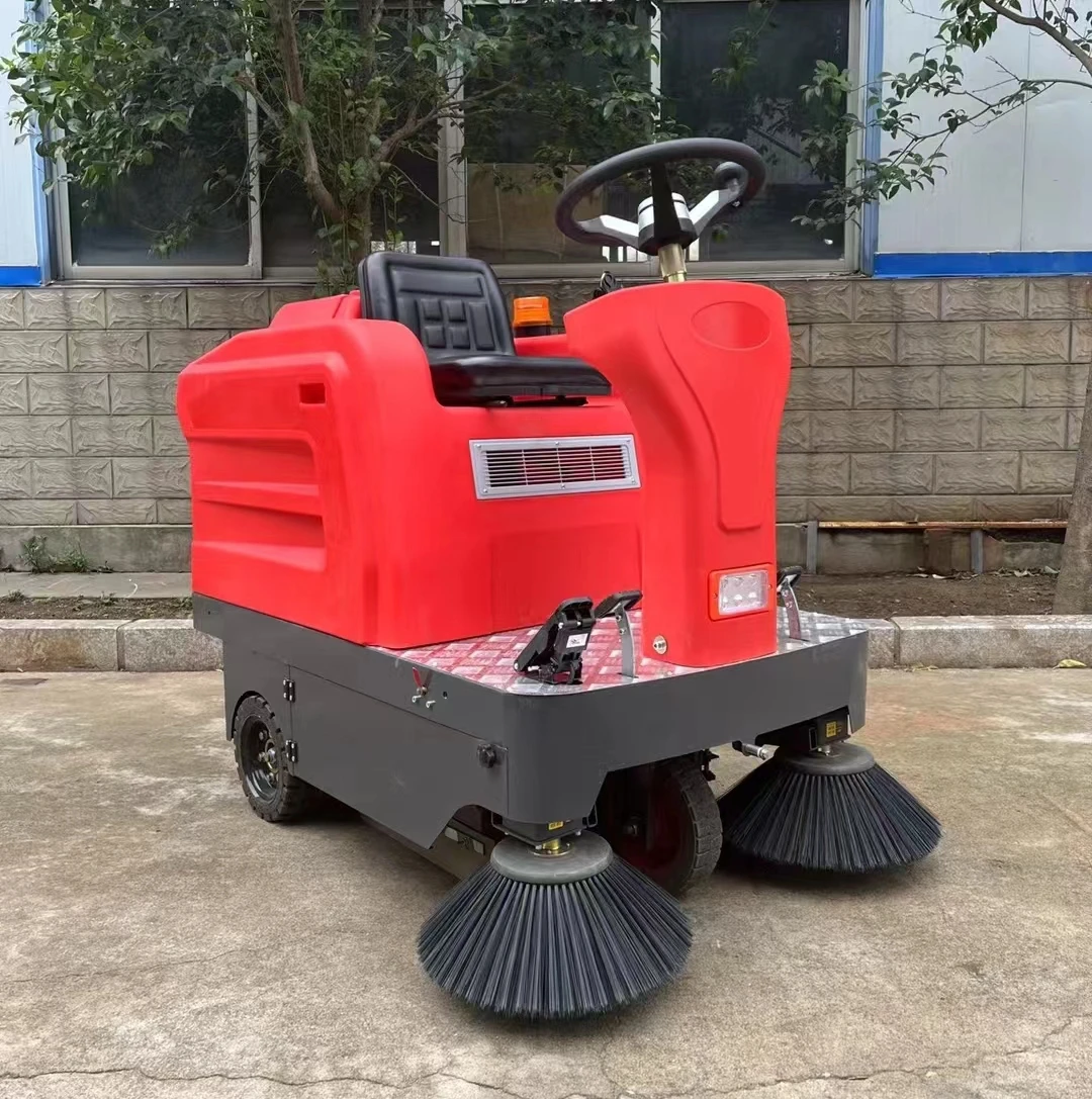 Ride on Road Industrial Outdoor Floor Sweeper Cleaning Machine Concrete Road Street Sweeper