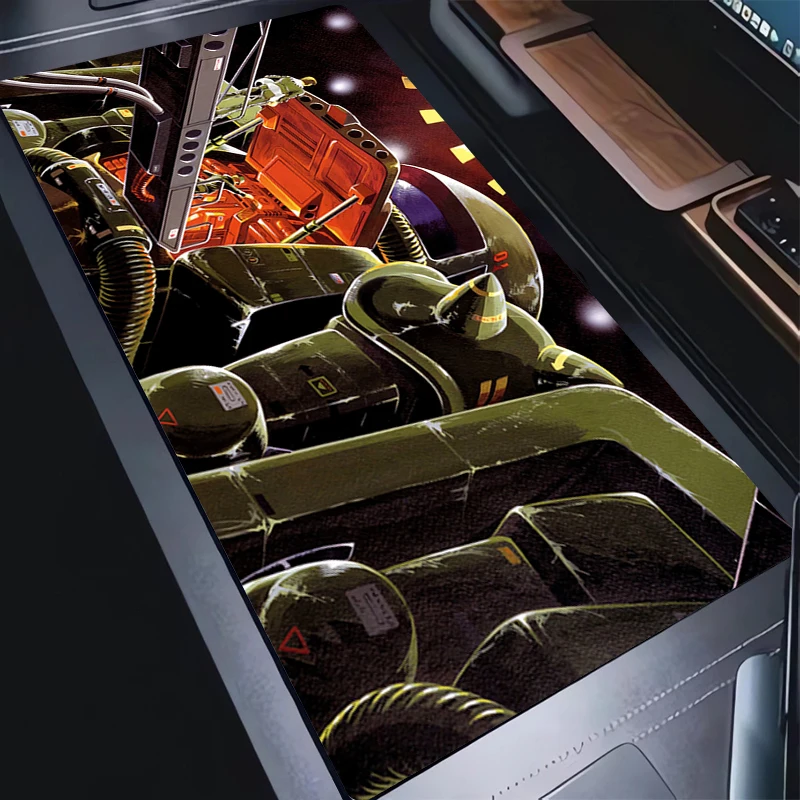 Alfombrilla de ratón 90x40cm, diseño de Guerrero Mecánico G-gundam Z-zaku II, tipo de velocidad para computadora, alfombrilla para teclado de portátil, alfombrilla para ratón, alfombrilla para escritorio de PC