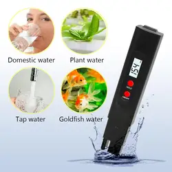 Professional Water Hardness Instrument High Precision Ec Tds Ph Meter Aquarium Pool Water Quality Purity Testing Pen