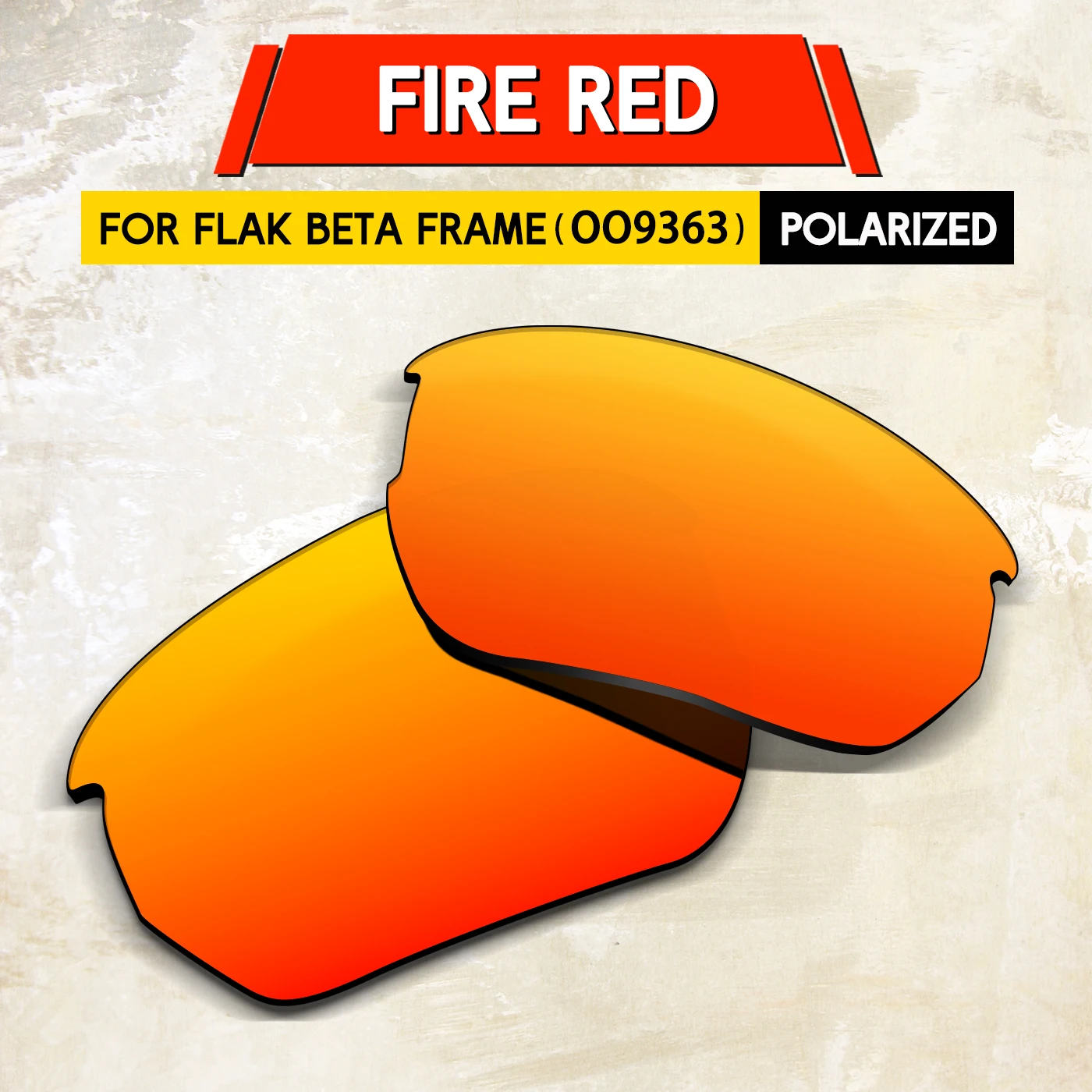 

Performance Polarized Replacement Lenses for Oakley Flak Beta OO9363 64mm Sunglasses-100% UV Protection