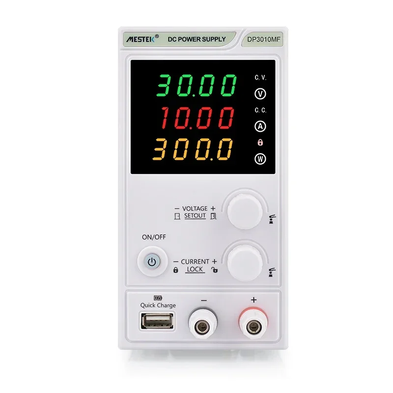 Source d'alimentation régulée CC haute puissance, banc de laboratoire réglable numérique, expédide réparation d'ordinateur portable, quatre ug 3010, 32V, 10A