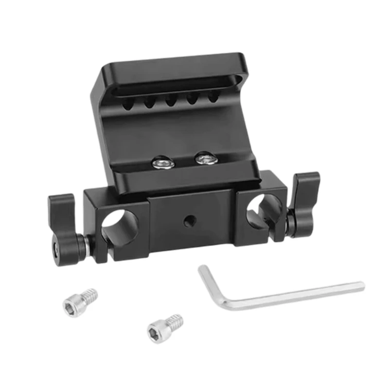 

Camera Mounting Plate Tripod Mounting Base Plate Integrated With 15mm Double Rod Clamp For Shoulder Support Rig