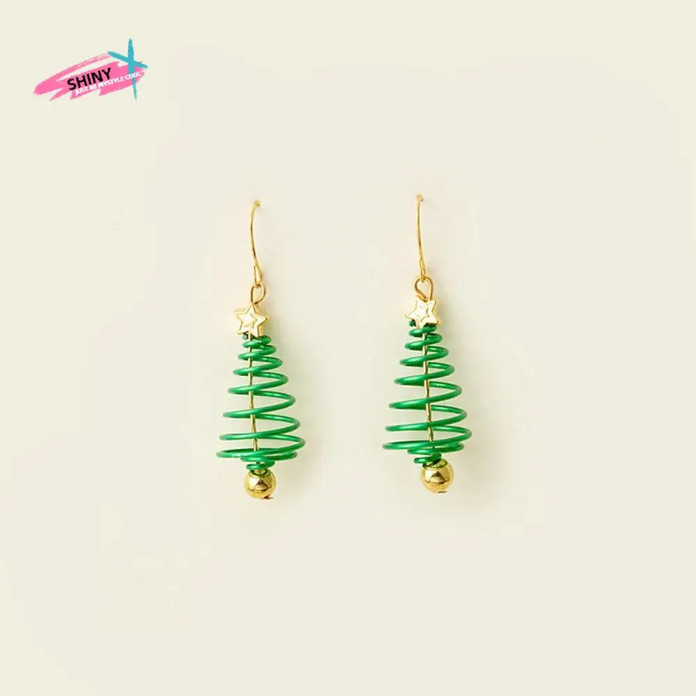 

Creative Funny Personality Elk Bell Retro Christmas Gift New Year Drop Earrings Snowman Earrings Women Earrings