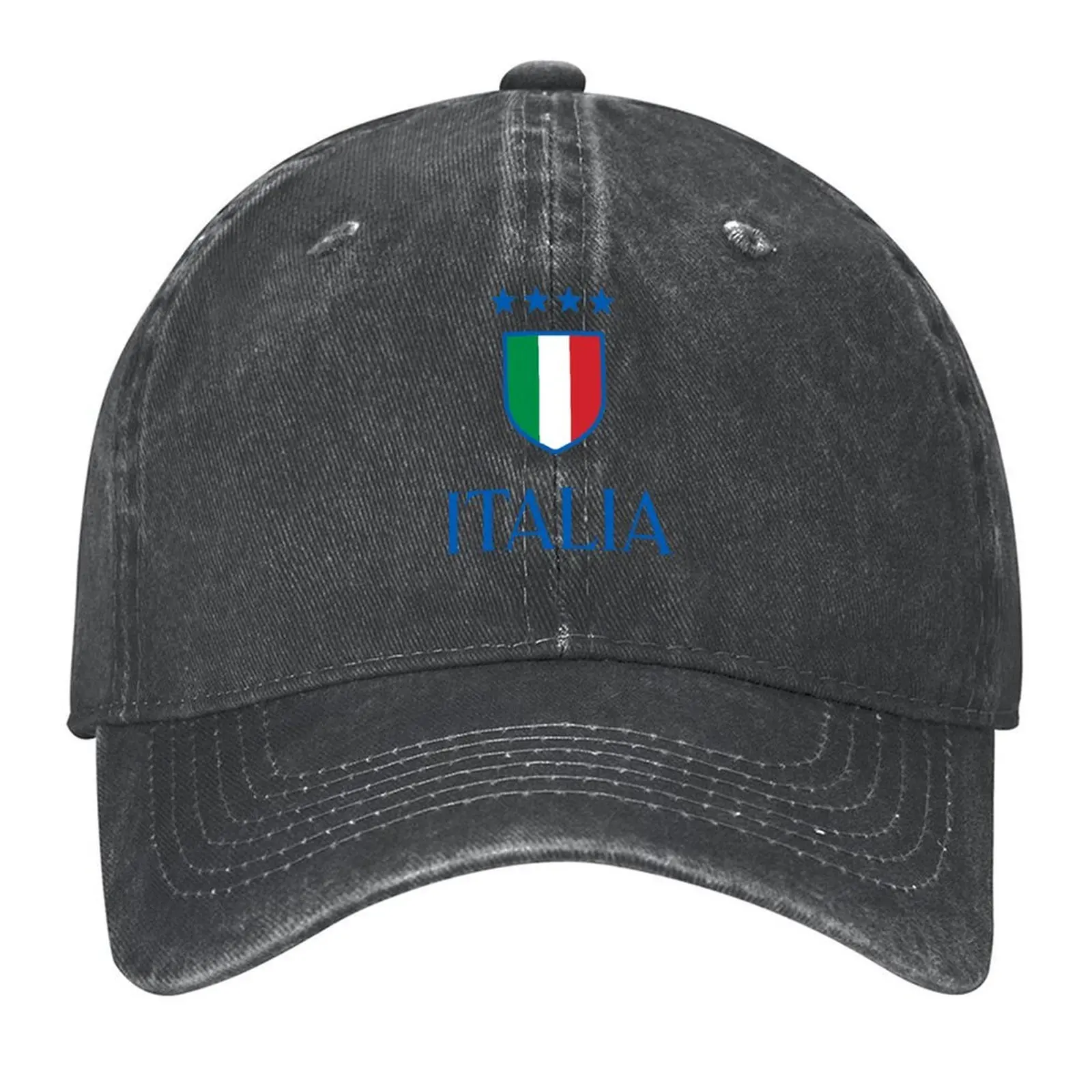 

Italia Blue 4 Baseball Cap New In Hat Golf Hat Man Sports Cap Horse Hat Mens Tennis Women's