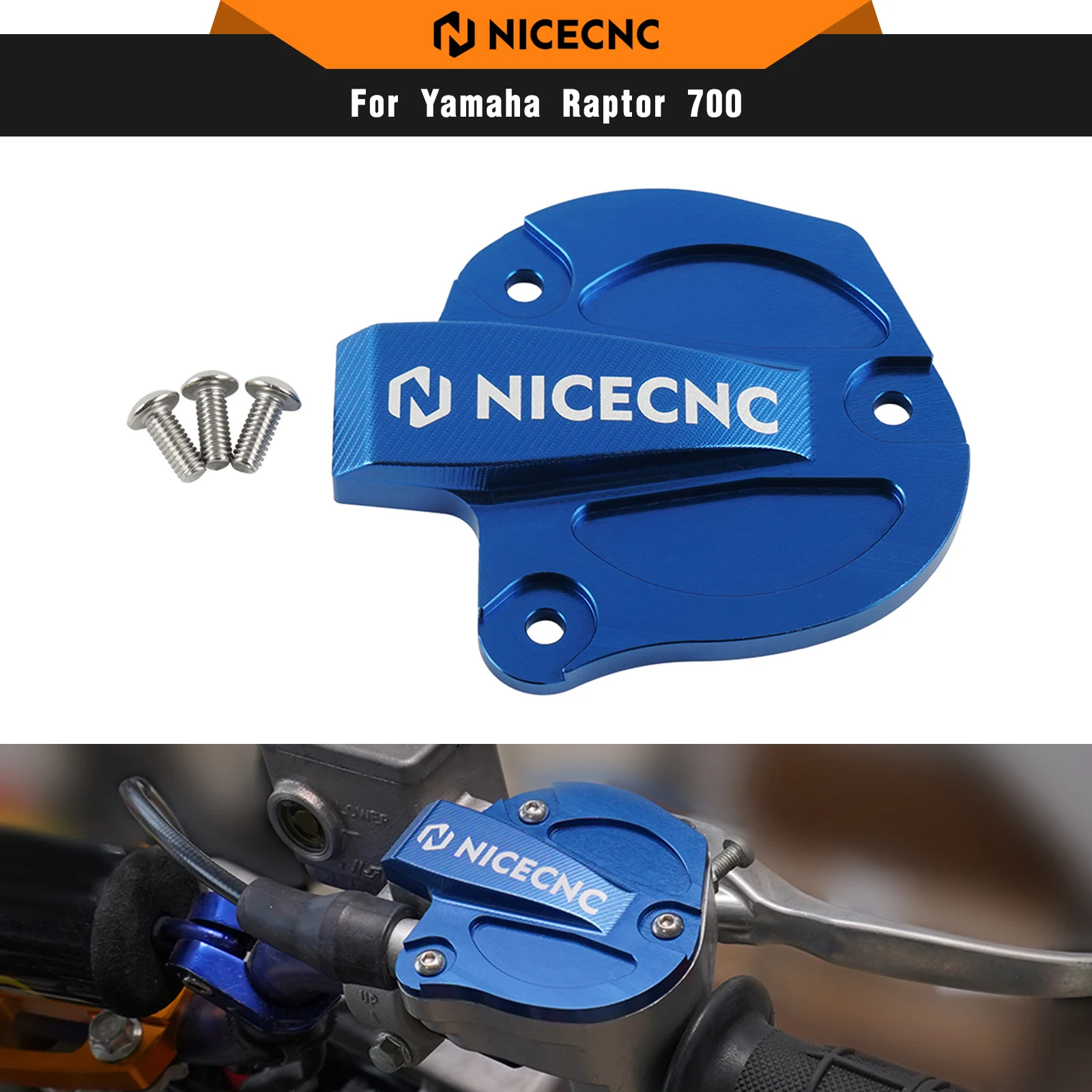 

NiceCNC ATV Raptor 700 Throttle Cover Guard Cap for Yamaha Raptor 700 700R YFZ450R Aluminum Alloy Anodized ATV Accessories