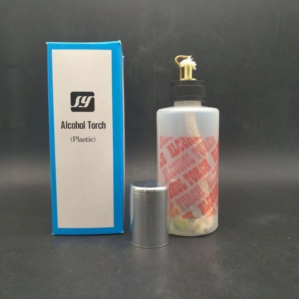 70ml Alcohol Torch With Flame Adjustable Hook Dental Impression Material Denture Wax Heat Lamp Crown Restoration Soften Burner view 3