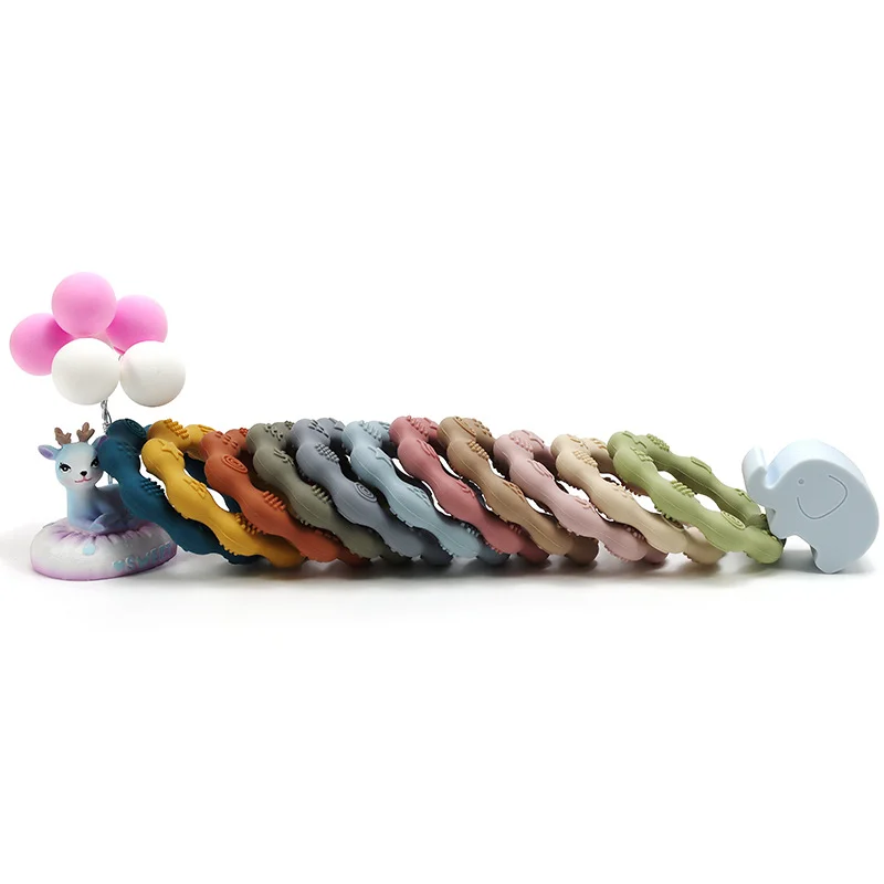 Baby Silicone Teethers Toy Food Grade Newborn Molar Sensory  Teether BPA Free Infant Tactile Training Toys Chewing Teething Toy