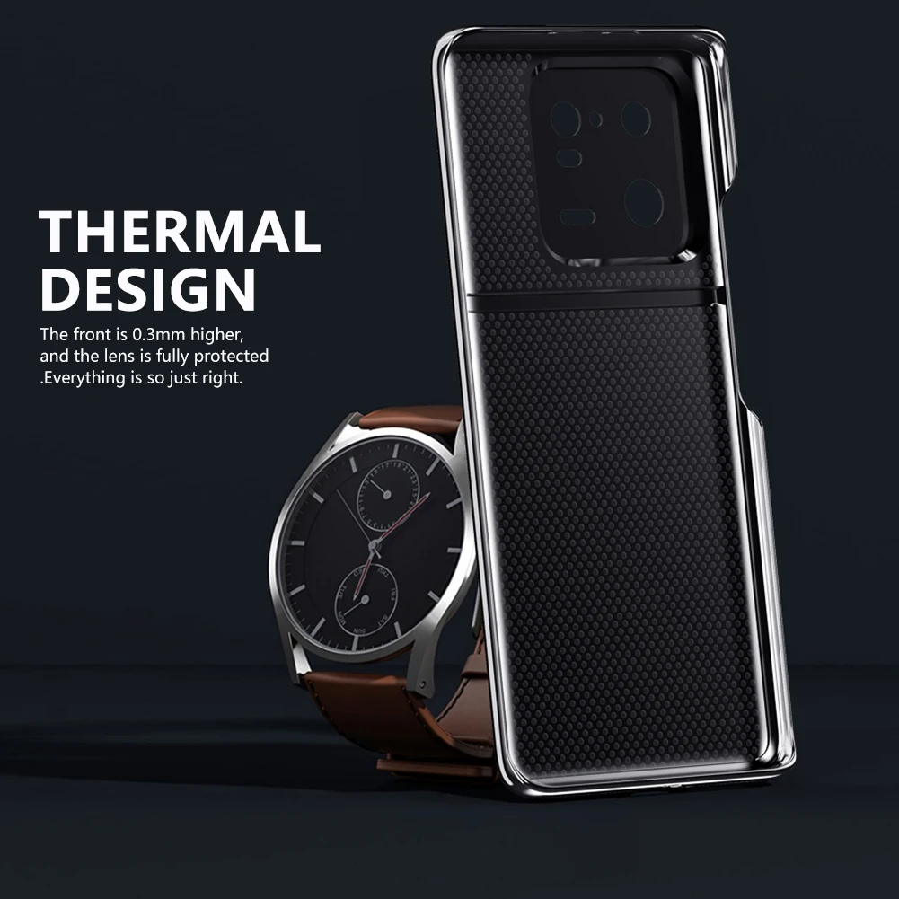 Original MI13 Hard PC Capa For Xiaomi 13 Pro Case luxury Leather shockproof Plating Cover For Mi 13 Mobile Phone Back Funda