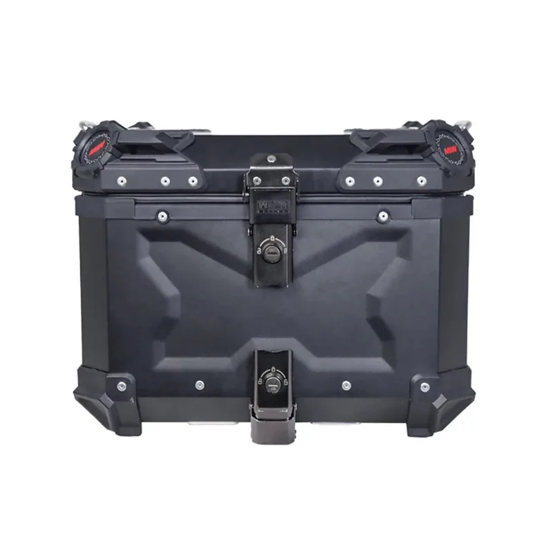 

Factory Hot Selling Motorcycle Aluminum Tail Box 45L 55L Top Case Moto Rear Lage Trunk 45L Motorcycle Travel Helmet Storage Box