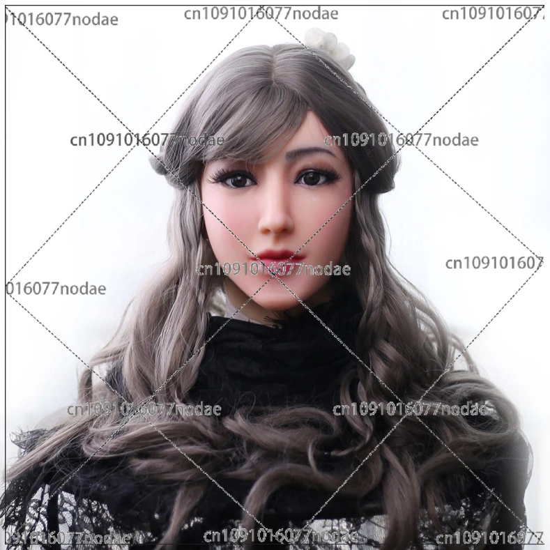 Mask Full Face Beauty Silicone Fake Female Headgear Simulation Mask Face CD Men's Change Women's Makeup