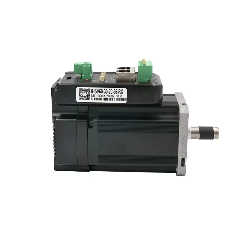 IHSV60-30-20-36-RC 200W 0.65Nm 36VDC 3000rpm 8.5A RS485 Single Phase Integrated Servo Motor