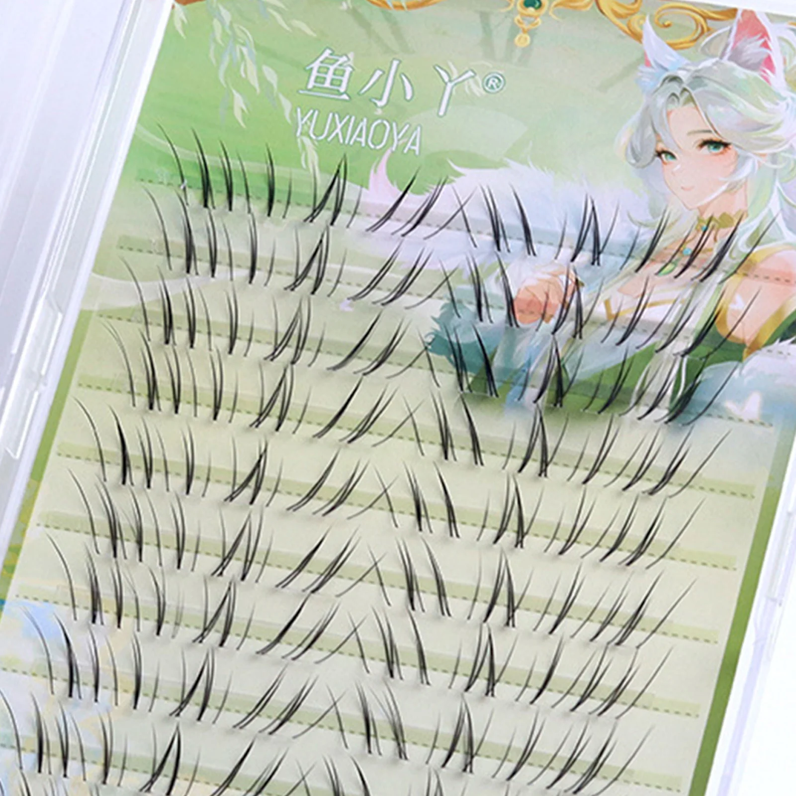 10 Rows Foxes Tail False Eyela - огляд і ціна Eyelash Extension In Chinese